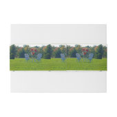 Meadow of Love Invitation Bands Uitnodigingen Wikkel (Achterkant Voorbeeld)