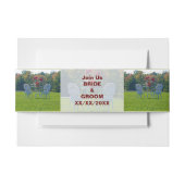 Meadow of Love Invitation Bands Uitnodigingen Wikkel (Voorkant Voorbeeld)