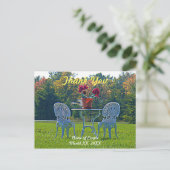 Meadow of Love Wedding Dank u Briefkaart (Staand voorkant)