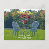Meadow of Love Wedding Dank u Briefkaart (Voorkant)