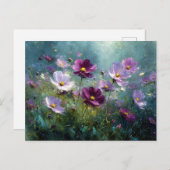 Meadow of Purple Wildflowers in Bloom Briefkaart (Voorkant / Achterkant)