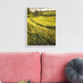 Meadow Painting - Still-Life Illustration Canvas Afdruk (Insitu (Woonkamer))