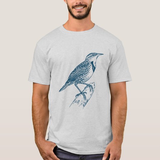 Meadow Park - Ocean Blue T-shirt (Voorkant)