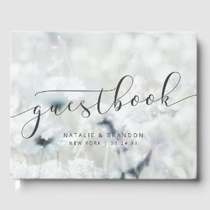 Meadow Song fading Wildflower Bohemian Wedding Gastenboek