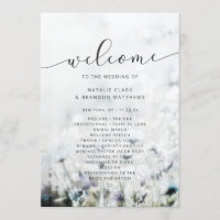 Meadow Song vervagen Wildbloemen trouwceremonie