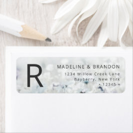 Meadow Song vervagen Wildflowers Retouradres Etiket