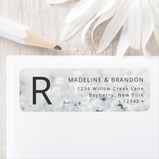 Meadow Song vervagen Wildflowers Retouradres Etiket (Insitu)