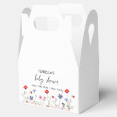 Meadow Summer Wildflower Baby shower Bedankdoosjes (Geopend)