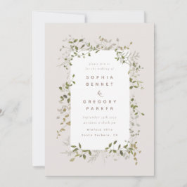 Meadow Vines Invitation Kaart