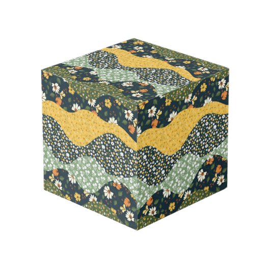 Meadow Waves Kubus (Voorkant hoekig)