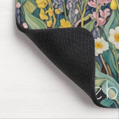 Meadow Whispers: Pastel Wildflowers Muismat (Hoek)