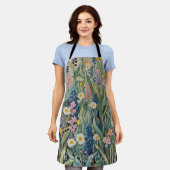 Meadow Whispers: Pastel Wildflowers Schort (Gedragen)