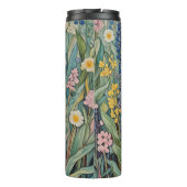 Meadow Whispers: Pastel Wildflowers Thermosbeker (Achterkant)