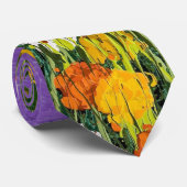 Meadow Wildflower Art Stropdas (Opgerold)