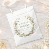 Meadow wildflower bruiloft dank u gunst tassen bedankzakje (Geknipt)