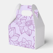 Meadow Wildflower Field Baby shower Woodland Bedankdoosjes (Achterkant)