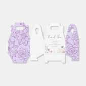 Meadow Wildflower Field Baby shower Woodland Bedankdoosjes (Uitgevouwen)