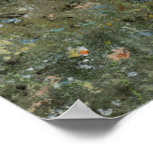 Meadow Wildflower Field  schilderij Poster (Hoek)