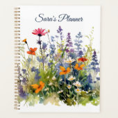Meadow Wildflower Gepersonaliseerde Planner (Voorkant)