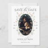 Meadow Wildflower rustieke Boho bruiloft Save The Date (Voorkant)