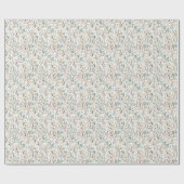 Meadow Wildflower: Waterverf charme. Cadeaupapier (Vlak)
