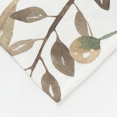 Meadow Wildflower: Waterverf charme. Fleece Deken (Hoek)