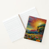 Meadow Wildflowers Colorful Art Notitieboek (Binnen)