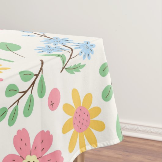 Meadow Wildflowers Patroon Tafelkleed (Voorbeeld)