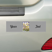 Meadowandy Wild Flowers & Jouw tekst Bumpersticker (Op auto)