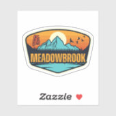 Meadowbrook, Alabama Sticker (Vel)