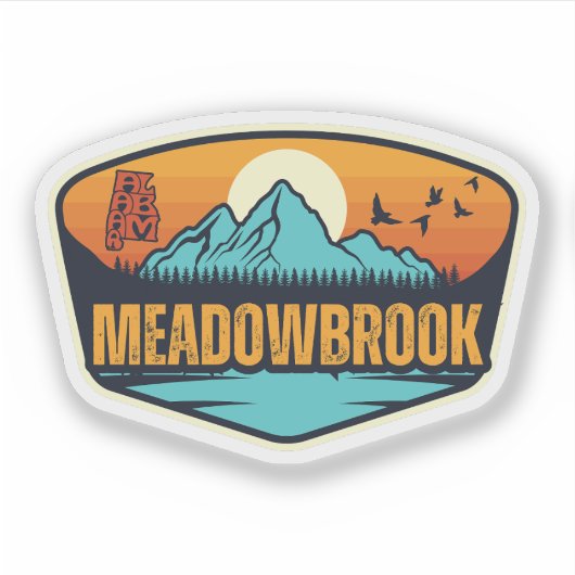 Meadowbrook, Alabama Sticker (Voorkant)