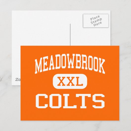 Meadowbrook - Colts - High School - Byesville Ohio Briefkaart (Voorkant / Achterkant)