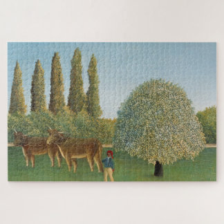 Meadowland (The Pasture), Henri Rousseau,  1910 Legpuzzel