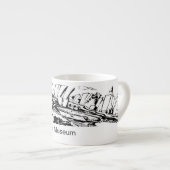 Meadowlands Museum Espresso Cup (Grafisch & Text) Kop (Voorkant rechts)