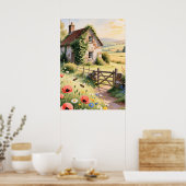 Meadowlight Cottage Poster (Keuken)