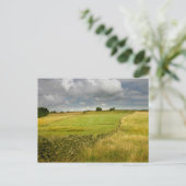 Meadows en watervallen briefkaart (Staand voorkant)