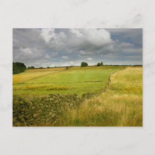 Meadows en watervallen briefkaart