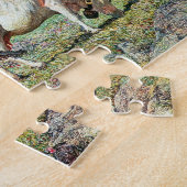 Meadows in het voorjaar legpuzzel (Zijkant)