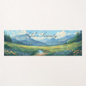 Meadows Mountains en Flowers Natuur Serenity Yogamat (Voorkant (horizontaal))