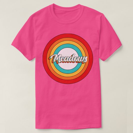 Meadows Name Shirt Meadows Circle (Design voorkant)