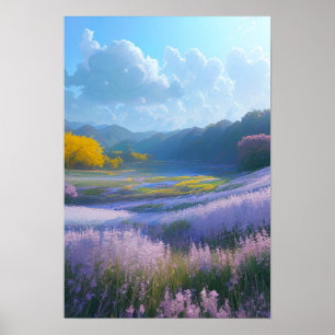 Meadow's Vibrant Symphony Poster