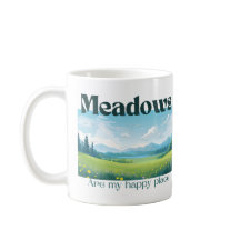 Meadows zijn mijn gelukkige plek Mok