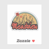 Meadview, Arizona Sticker (Vel)