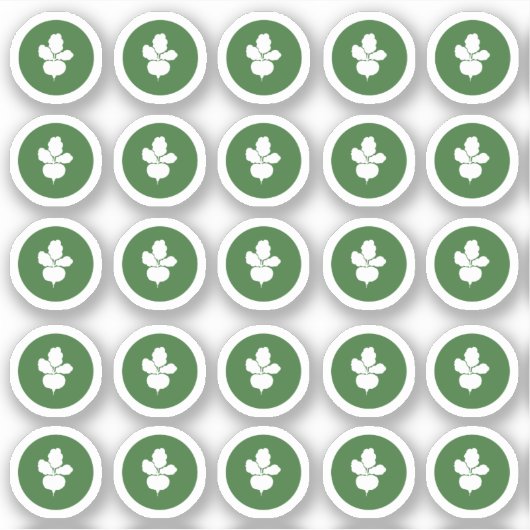 Meal Choice Vegetarian Sticker (Voorkant)