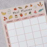 Meal Planner Notitieblok<br><div class="desc">Plan uw wekelijkse maaltijden</div>