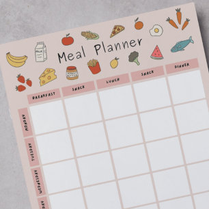 Meal Planner Notitieblok