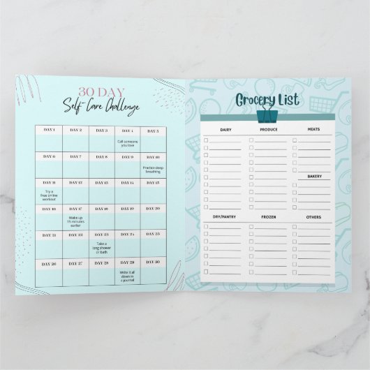 Meal Planner | Winkellijst downloaden Kaart (Binnen)
