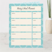 Meal Planner | Winkellijst downloaden Kaart (Voorkant)