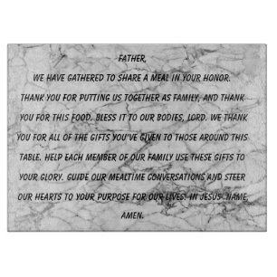 MEAL PRAYER CUTARD SNIJPLANK