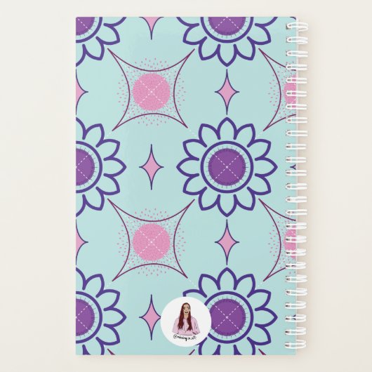 Meal Prep | Geometrische patroonplaat Planner (Achterkant)